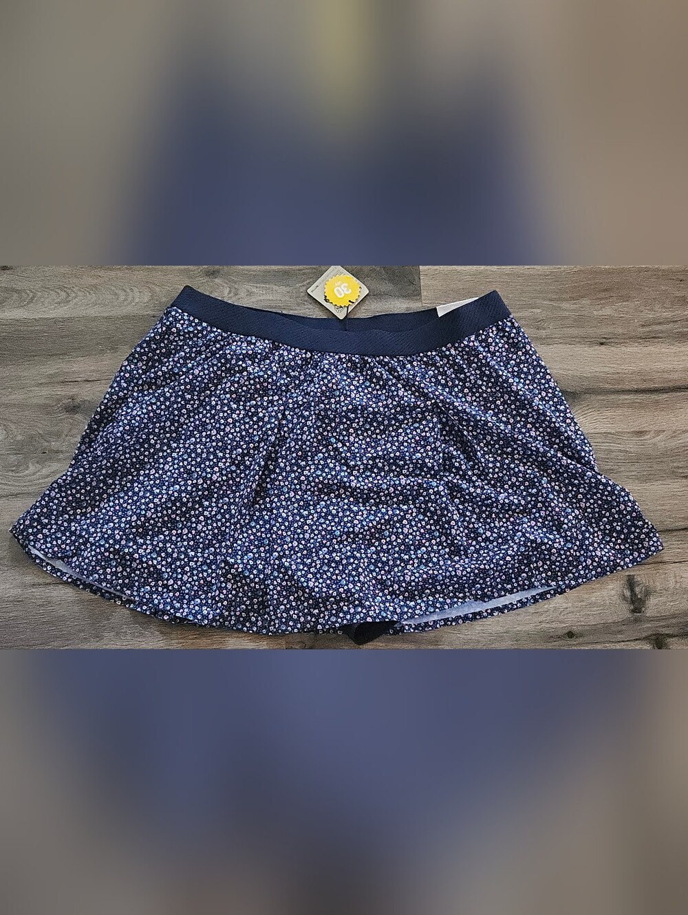 Puma Navy Floral Mini Skirt
